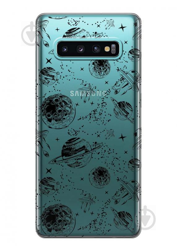Чехол iSwag для Samsung Galaxy S10 Космос (H376)