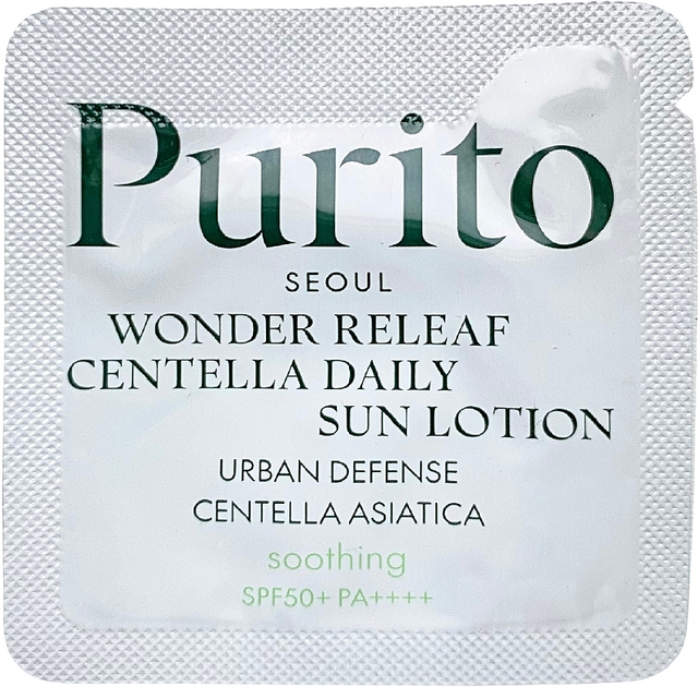 Лосьйон сонцезахисний для обличчя PURITO Wonder Releaf Centella Daily Sun Lotion 1 мл (2466178064)