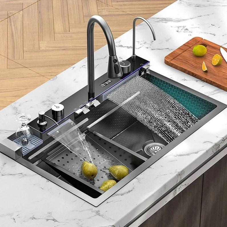 Мойка для кухни MIXXUS MH7546-SET-06.SUS304 Decor со встроенным смесителем (MX9577) - фото 5 Мойка для кухни MIXXUS MH7546-SET-06.SUS304 Decor со встроенным смесителем (MX9577) - фото 5