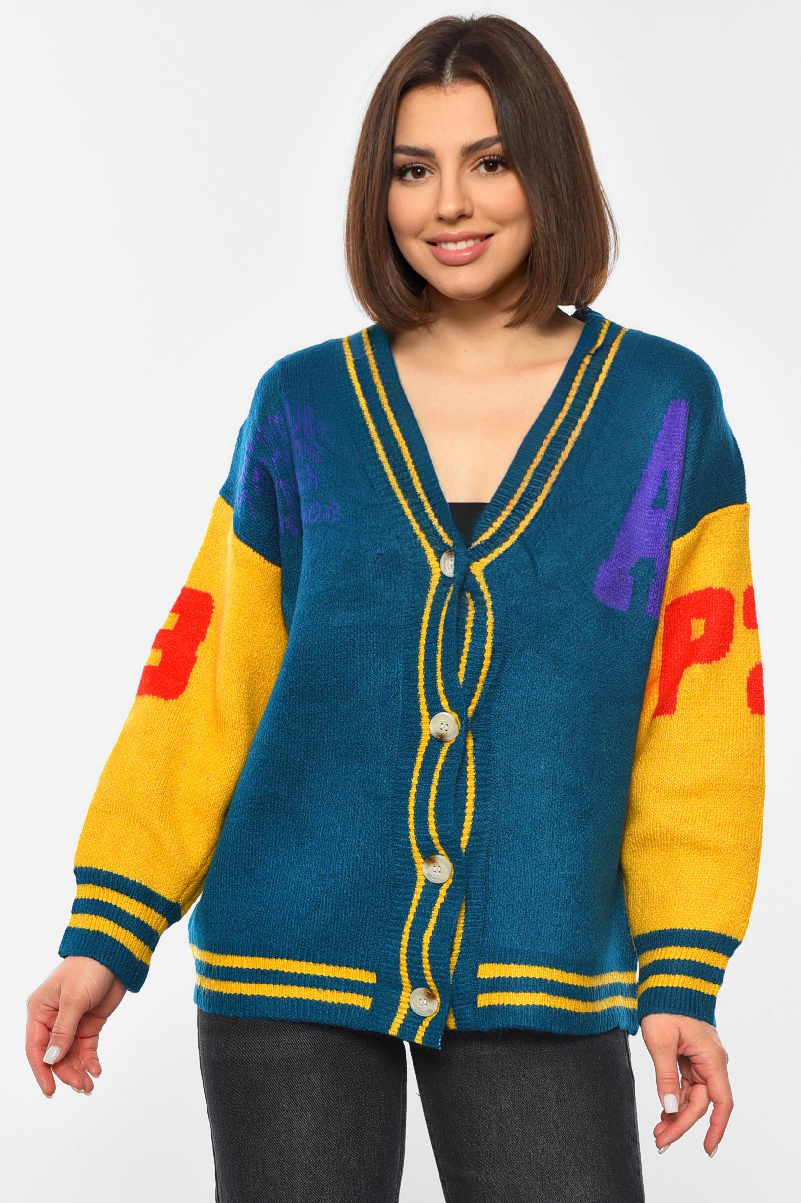 Кардиган женский L-XL Зеленый (193396)