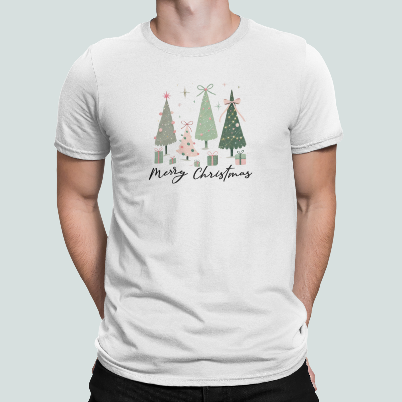 Футболка чоловіча новорічна Stedman з принтом "Merry Christmas" Ялинки подарунки XXL Білий (НГ160-11) Футболка чоловіча новорічна Stedman з принтом "Merry Christmas" Ялинки подарунки XXL Білий (НГ160-11)