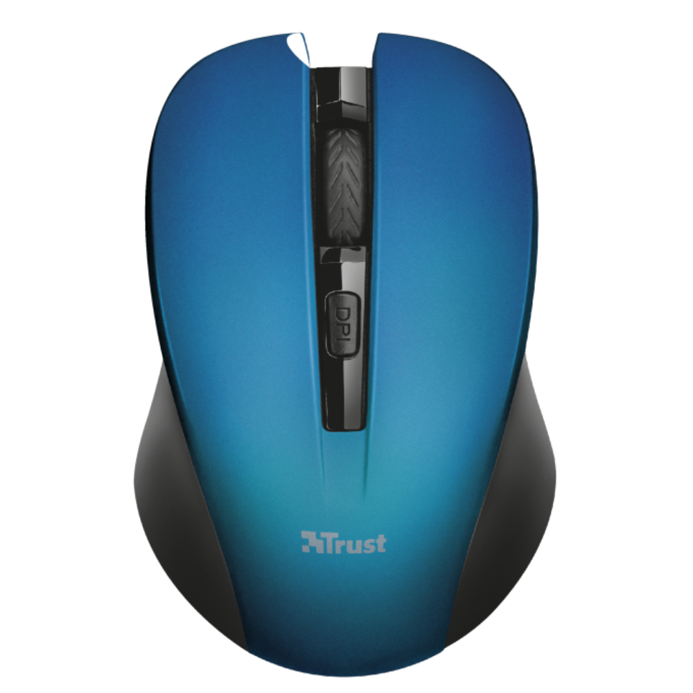 Беспроводная компьютерная мышь Trust Mydo Silent Wireless Mouse Blu 1800 dpi Голубая