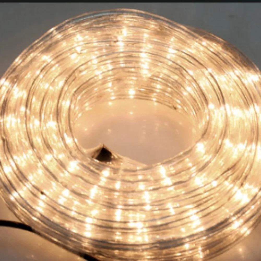 Гирлянда дюралайт шнур 20 м Теплый белый (1-142)