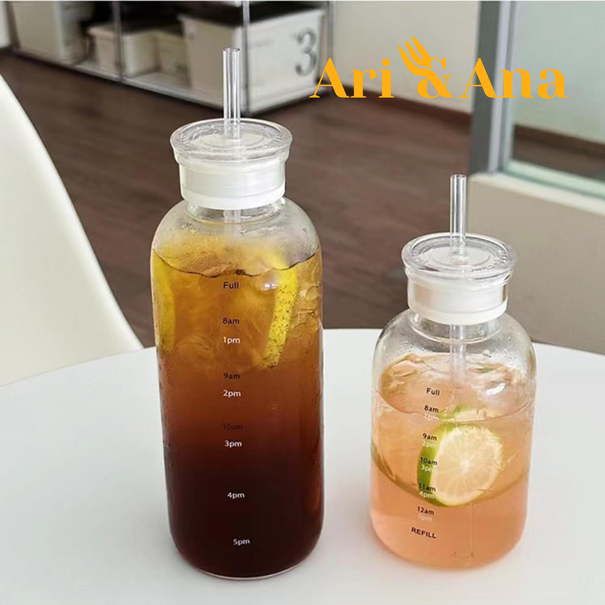 Бутылка с соломинкой и двумя крышками 450 мл (24284572) - фото 3 Бутылка с соломинкой и двумя крышками 450 мл (24284572) - фото 3