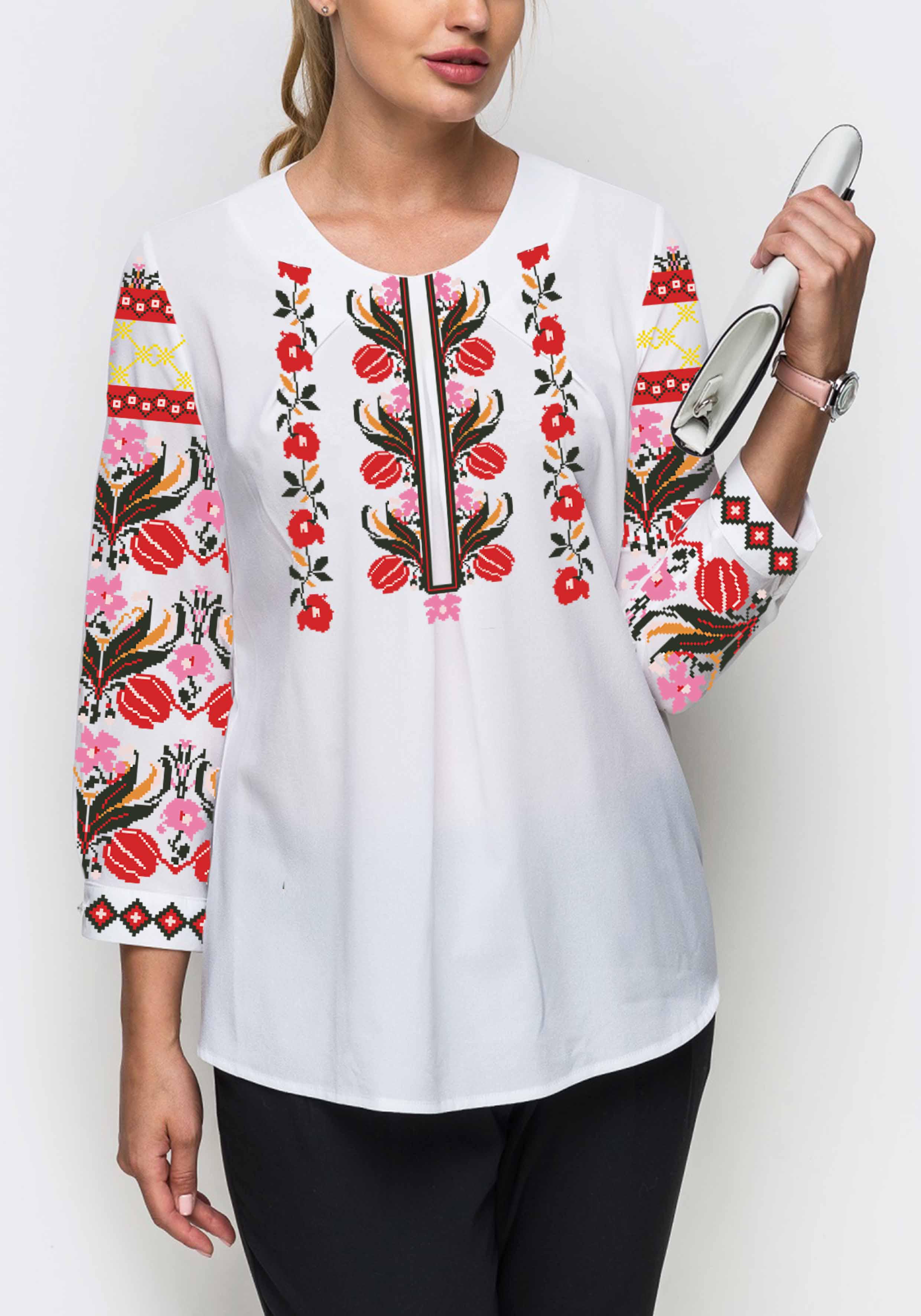 Заготовка для вишивки нитками/бісером габардин (СЖГ-168) Заготовка для вишивки нитками/бісером габардин (СЖГ-168)