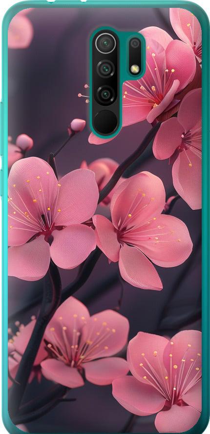 Чехол на Xiaomi Redmi 9 Пурпурная сакура (6075u-2019-42517)