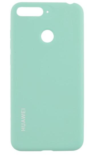 Силікон Silicone Case Huawei Y6 PRIME 2018/Y6 PRO 2018/HONOR 7A PRO БІРЮЗА - фото 1