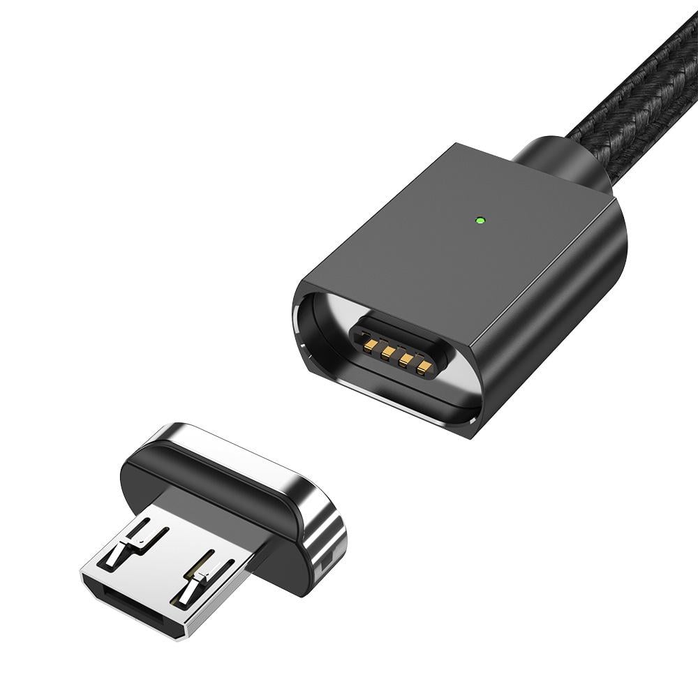 Кабель магнітний Essager USB MicroUSB 1 м Чорний (100147)