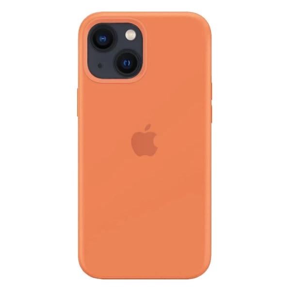 Силиконовый Чехол Накладка Silicone Case для iPhone 13 Apricot