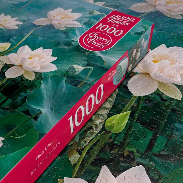 Пазл CherryPazzi Белый лотос 1000 эл. - фото 6 Пазл CherryPazzi Белый лотос 1000 эл. - фото 6