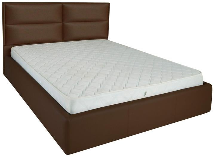 Кровать-подиум двуспальная SheffieldNew Design Standart Lord экокожа 180х200 см Темно-коричневый Кровать-подиум двуспальная SheffieldNew Design Standart Lord экокожа 180х200 см Темно-коричневый