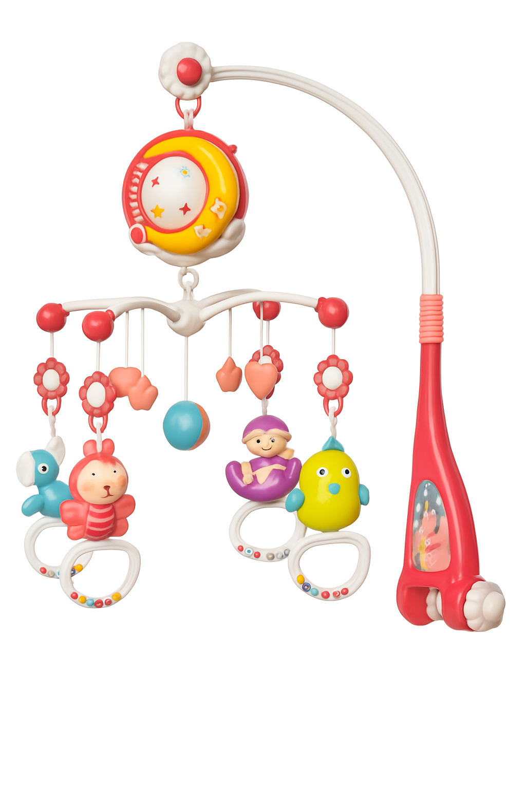 Мобиль-проектор 648 A-54 с пультом/мелодиями/таймером и светом Разноцветный