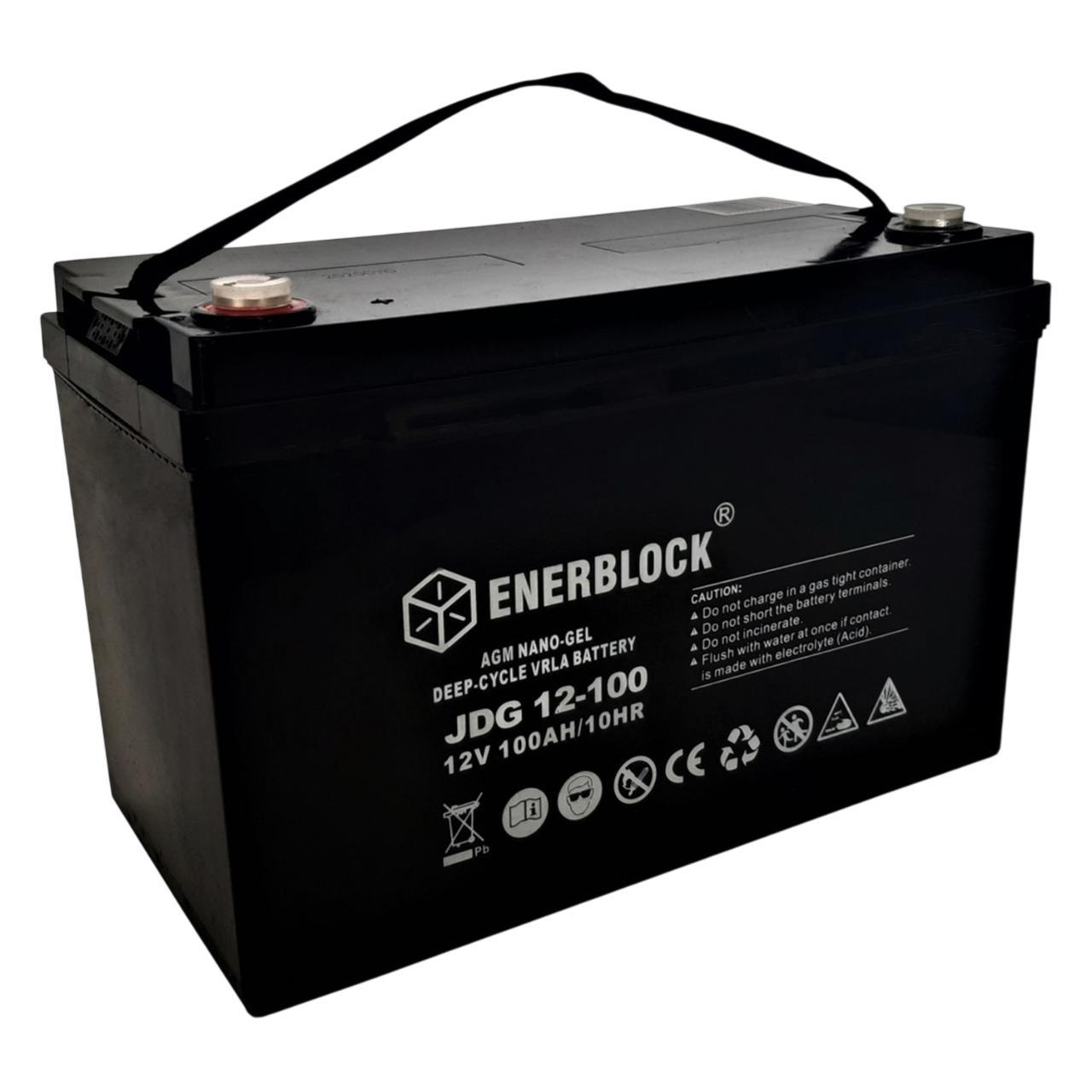 Акумулятор ENERBLOCK JDG 12-100 AGM-GEL HYBRID 12V 100 Ah (32111458)