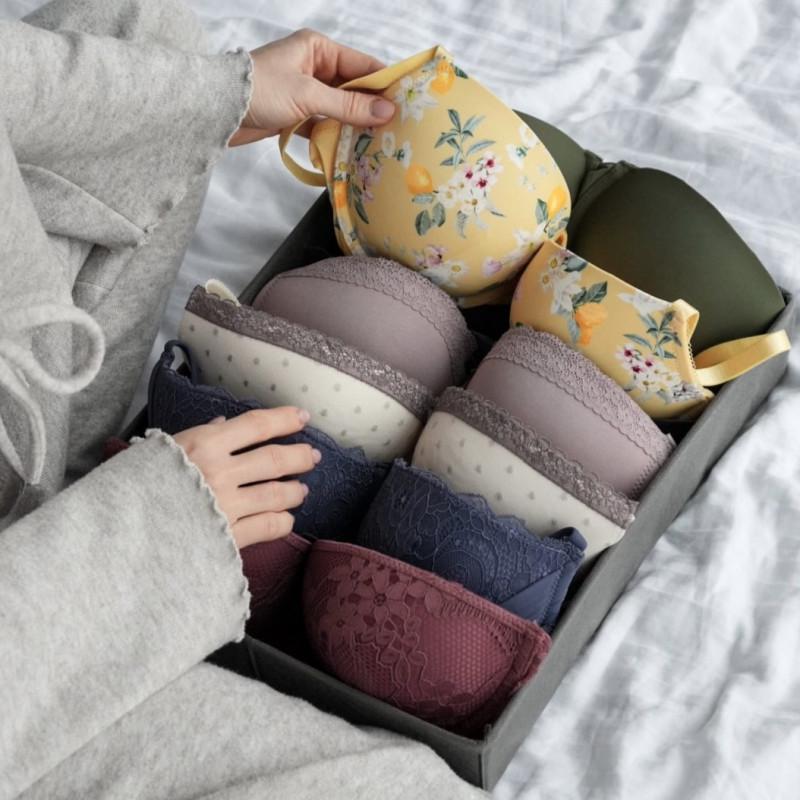 Органайзер для бюстів та майок на 7 комірок Сірий (Gr-bst) - фото 2