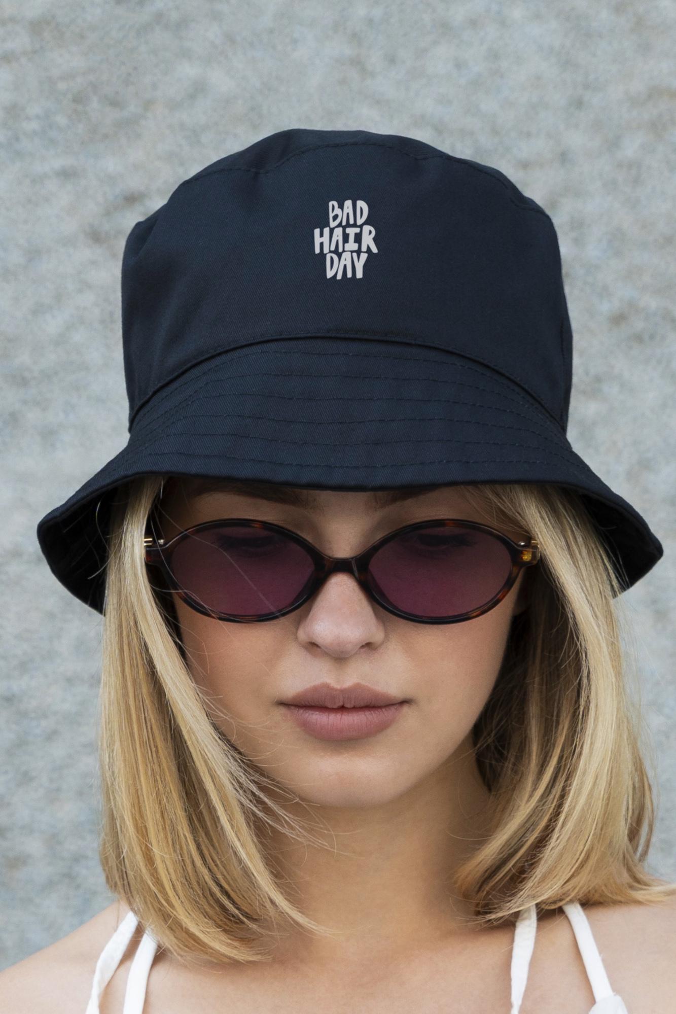 Панамка Without с принтом BadHair унисекс M Black (M8049868) - фото 4