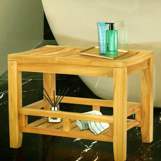 Табурет для ванной из дерева Далимар Карри (ТВН-007703)