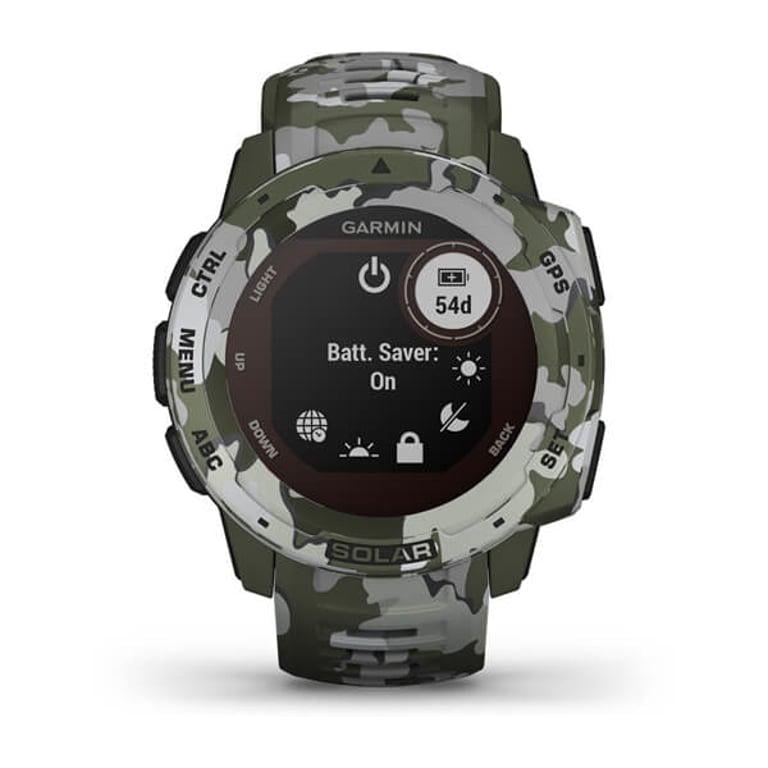 Смарт-годинник Garmin Instinct Solar Lichen Camo (010-02293-06/010-02293-16) - фото 6