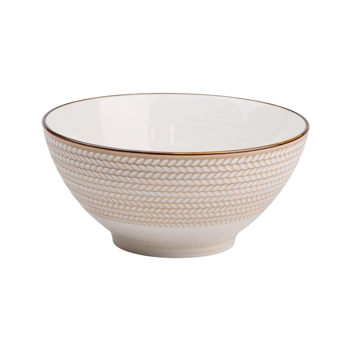 Тарілка глибока керамічна кругла 20,5 см Білий (4649) - фото 3 Тарілка глибока керамічна кругла 20,5 см Білий (4649) - фото 3