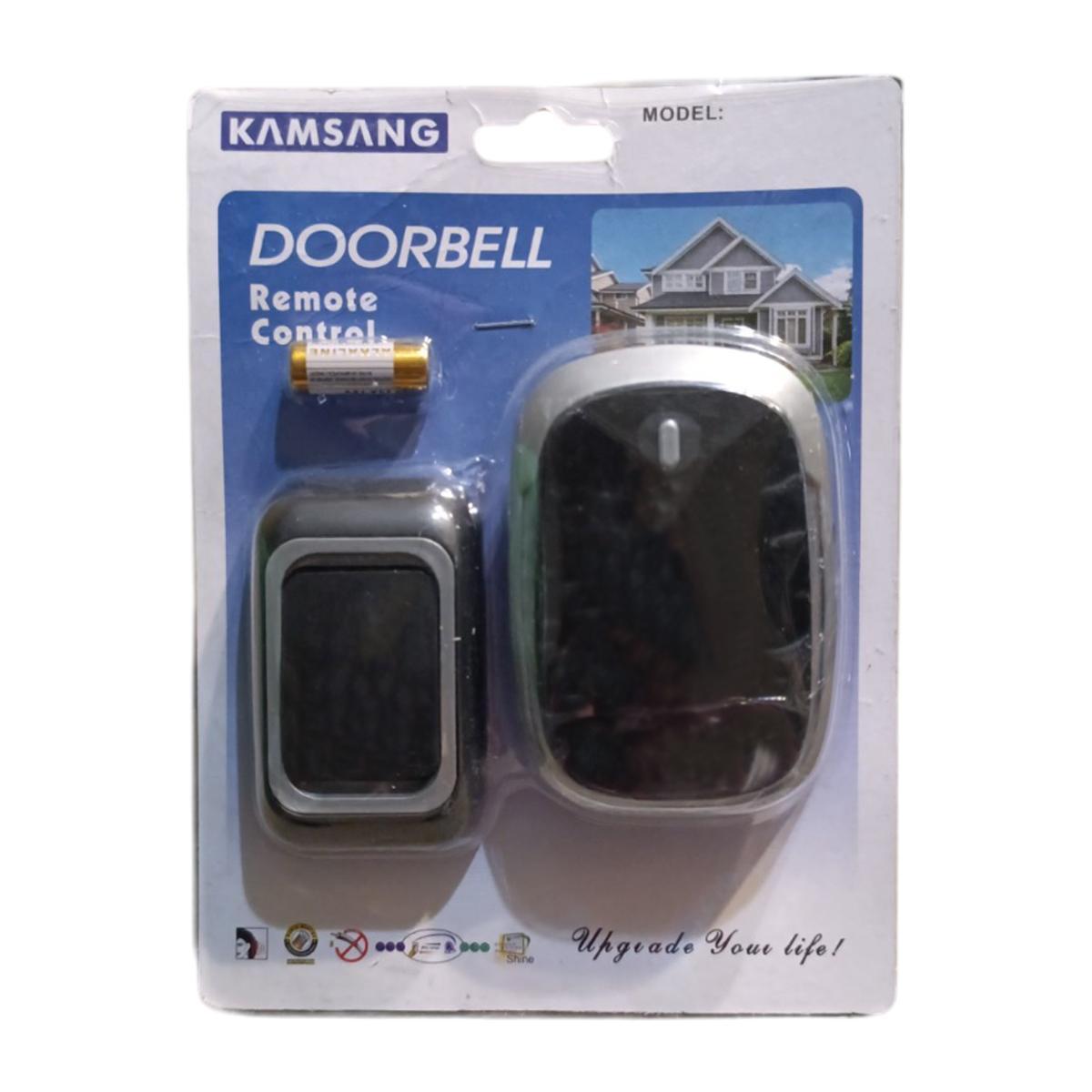 Звонок дверной беспроводной KAMSANG DOORBELL WL-652 32 мелодии приемник в розетку 220V Black/Silver (200286) Звонок дверной беспроводной KAMSANG DOORBELL WL-652 32 мелодии приемник в розетку 220V Black/Silver (200286)