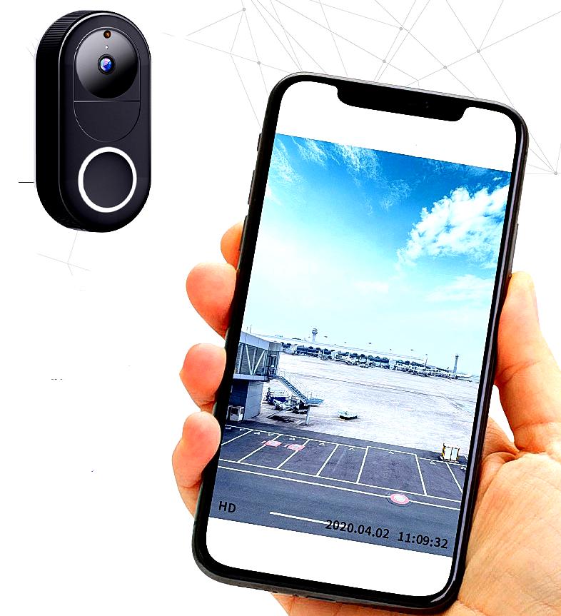 Домофон видеоглазок звонок Wi-Fi с удаленным доступом Smart Visual Doorbell QC-M01 (Linklemo app) - фото 9 Домофон видеоглазок звонок Wi-Fi с удаленным доступом Smart Visual Doorbell QC-M01 (Linklemo app) - фото 9