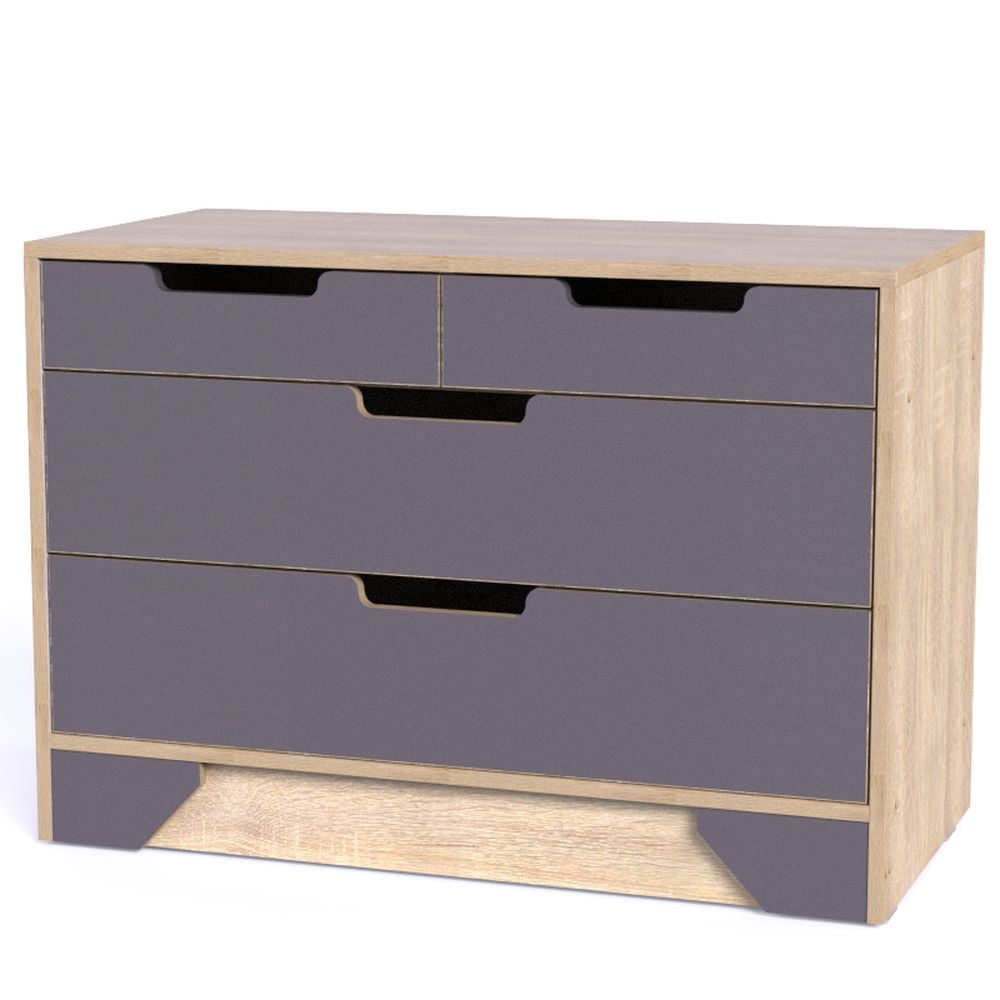 Комод Тиса Мебель 123 Дуб сонома/Графит (619d037b804fd3289a24dc72) Комод Тиса Мебель 123 Дуб сонома/Графит (619d037b804fd3289a24dc72)