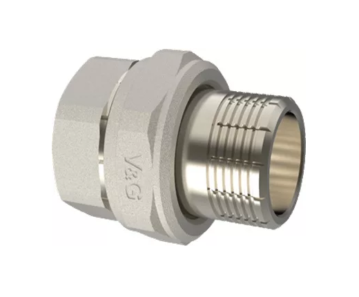 Угон-американка прямой V&G VALOGIN 3/4" латунь без покрытия (30474274)