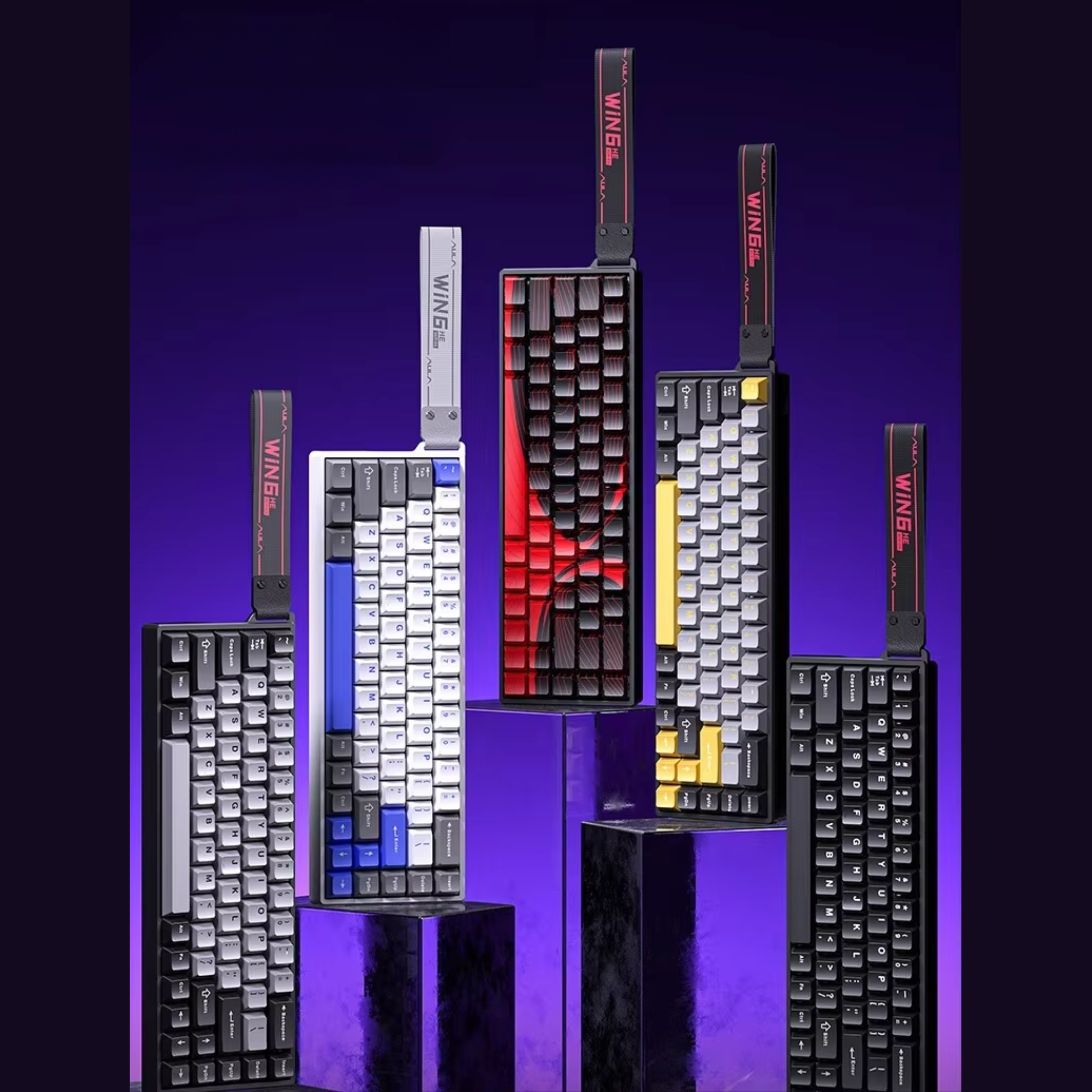 Клавиатура на магнитных переключателях Aula WIN 60 HE MAX механическая с подсветкой RGB (24403328) - фото 3 Клавиатура на магнитных переключателях Aula WIN 60 HE MAX механическая с подсветкой RGB (24403328) - фото 3