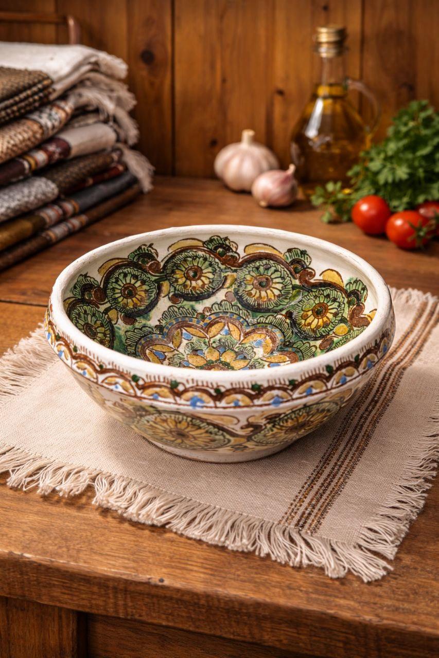 Салатник Косовская керамика 20х12 см (КК 01-94) Салатник Косовская керамика 20х12 см (КК 01-94)