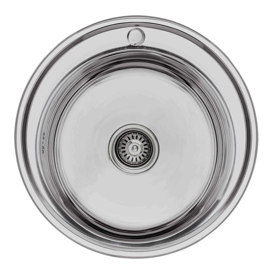 Мойка кухонная Lemax нержавеющая сталь сифон (LE-5014 CH) Мойка кухонная Lemax нержавеющая сталь сифон (LE-5014 CH)