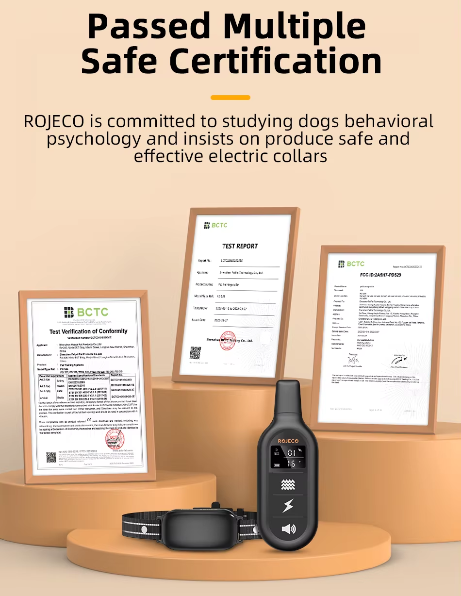 Електронний Ошийник для дресирування і корекції поведінки собак ROJECO PD521 1000 м - фото 9 Електронний Ошийник для дресирування і корекції поведінки собак ROJECO PD521 1000 м - фото 9