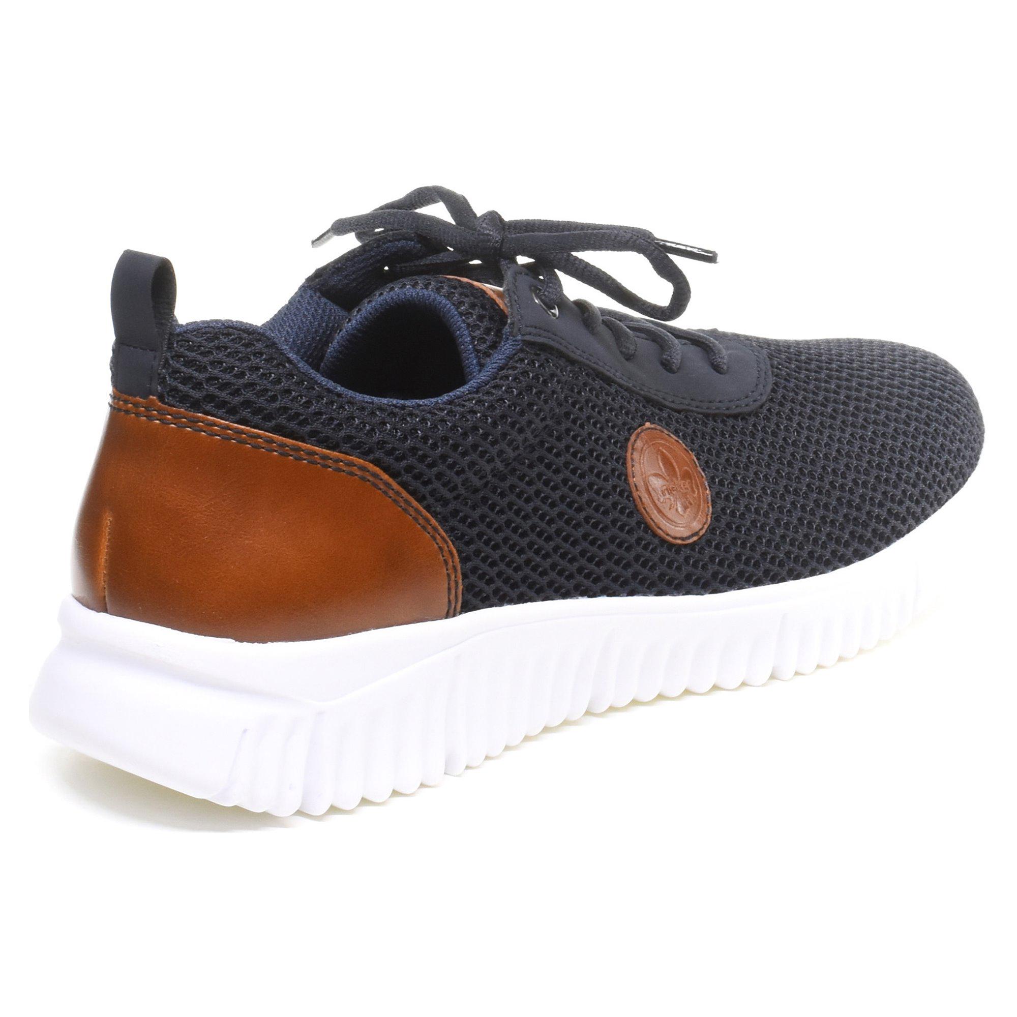 Кроссовки мужские Rieker р. 42 Темно-синий/Коричневый (34853-42) - фото 2 Кроссовки мужские Rieker р. 42 Темно-синий/Коричневый (34853-42) - фото 2