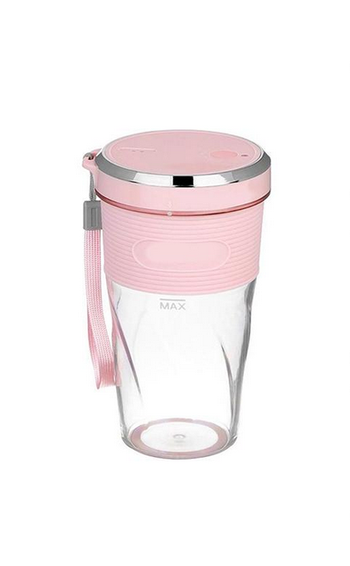 Блендер KJ2087 USB Розовий (40978-KJ2087 Pink) Блендер KJ2087 USB Розовий (40978-KJ2087 Pink)