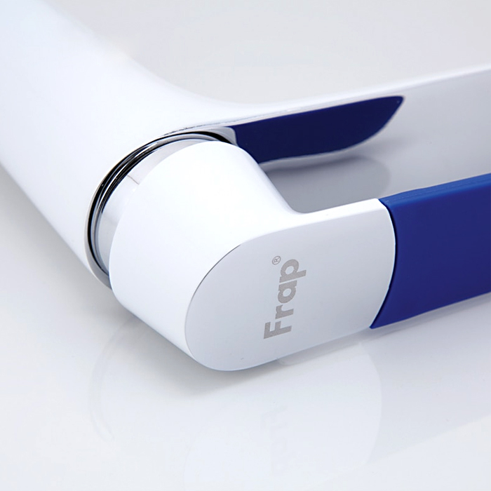 Смеситель для умывальника Frap F1034 Белый/Хром (1033652) - фото 6 Смеситель для умывальника Frap F1034 Белый/Хром (1033652) - фото 6