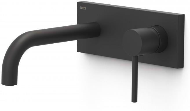 Смеситель для умывальника Tres Study Exclusive Czarny Matowy (26230011NM)