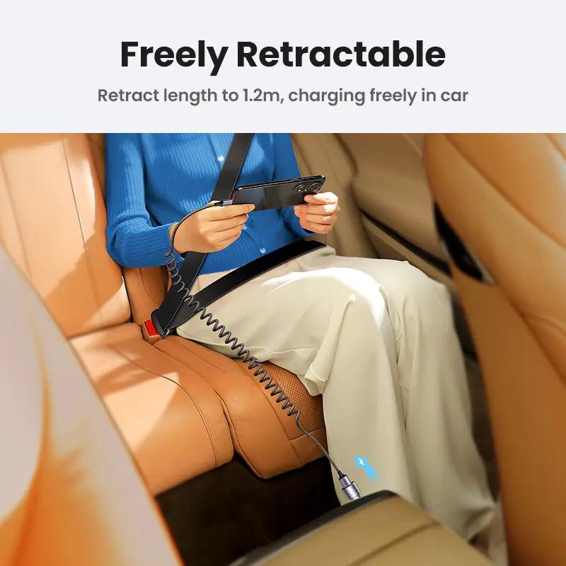 Кабель UGREEN US554 6A 100W USB-C to USB-C Чорний (90790) - фото 4