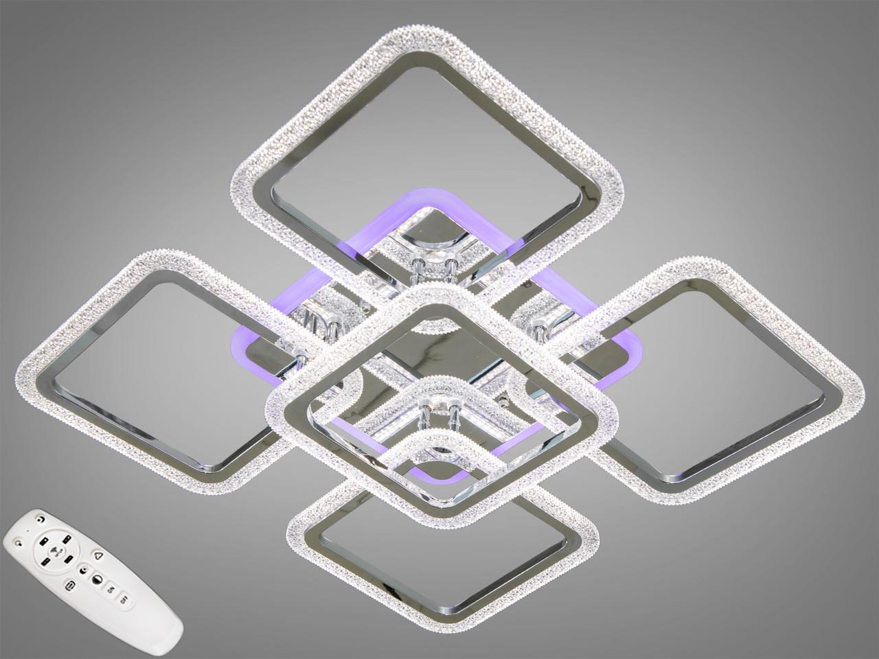 Люстра потолочная с диммером LED 2406/4+1HR 3col dim (2437588200)