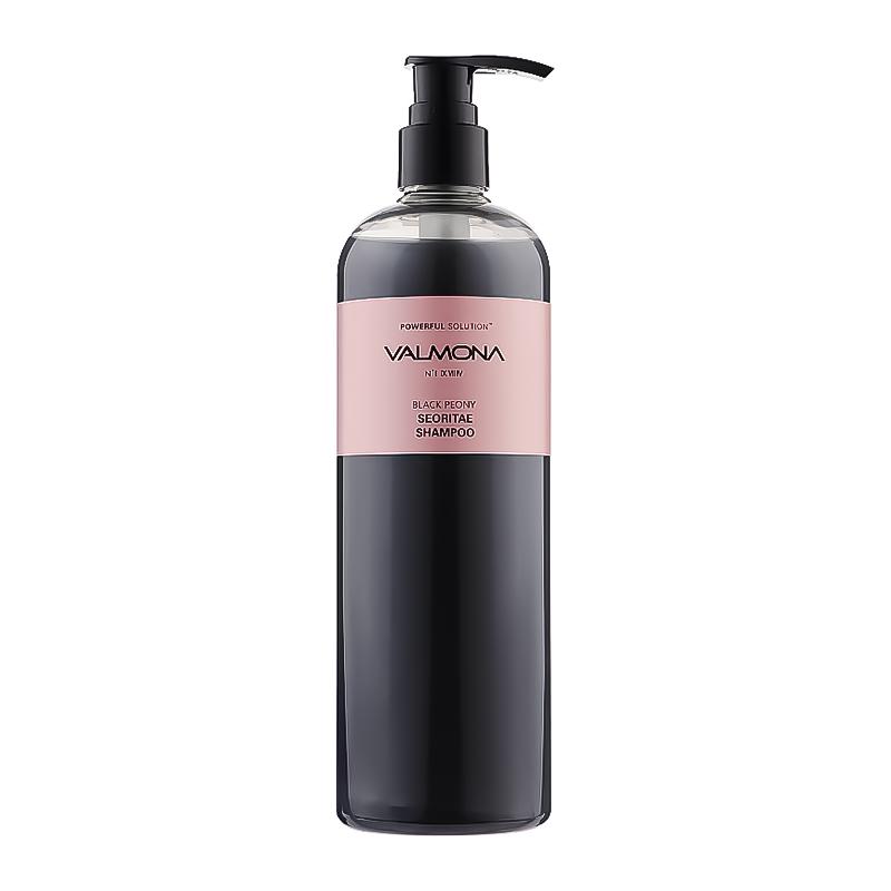 Шампунь для волос с протеинами черных бобов и пионом Powerful Solution Black Peony Seoritae Shampoo Valmona 480 мл (8802929003788)