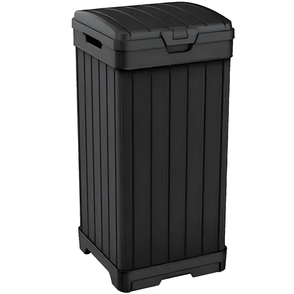 Контейнер для сміття Keter Baltimore Waste Bin 125 л Чорний (236997)