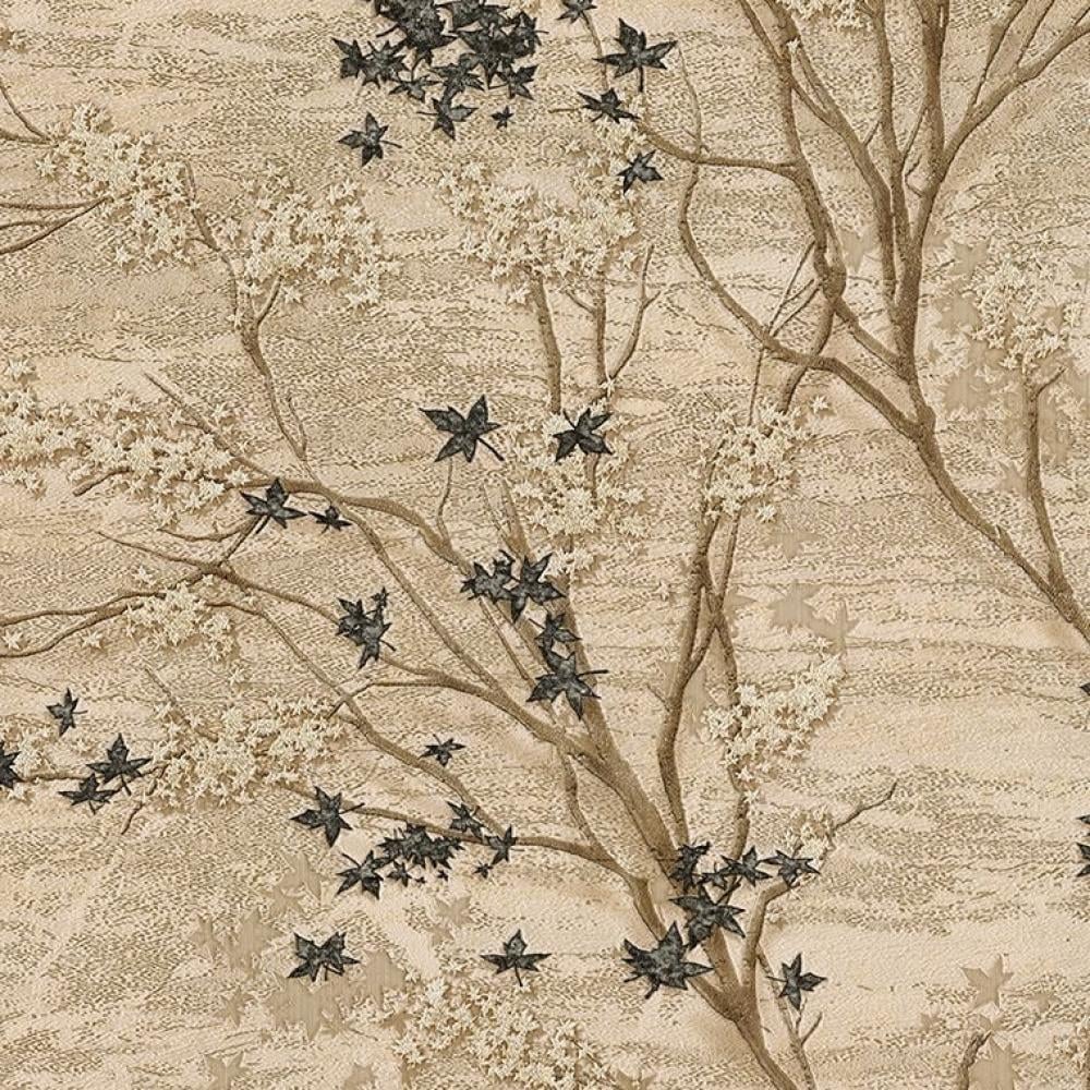 Обои виниловые на флизелиновой основе Yuanlong Bellamore 196005 Бежевый/Коричневый