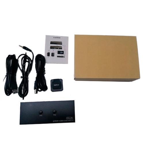 Свіч KVM на 2 порти HDMI/USB/AM-BM та кнопка ДК (bf24ce0e) - фото 3