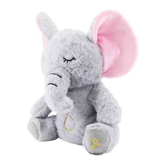 М'яка іграшка Слоник дихаючий музикальний зі світловими ефектами - фото 4 М'яка іграшка Слоник дихаючий музикальний зі світловими ефектами - фото 4