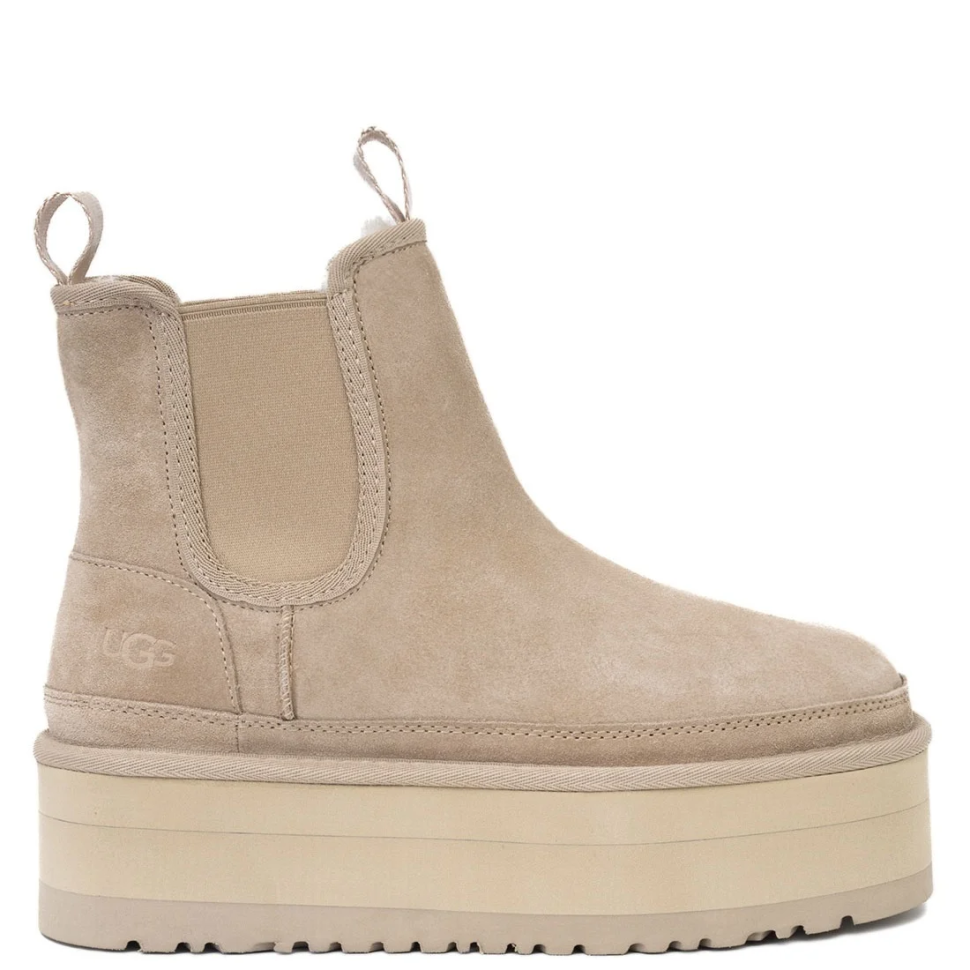Уги жіночі UGG Neumel Chelsea Platform р. 39 Бежевий (20219)