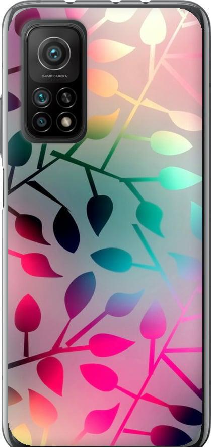 Чехол на Xiaomi Mi 10T Листья (2235u-2096-42517)
