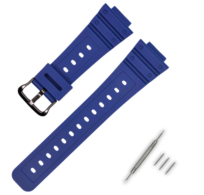 Ремінець для Casio G-Shock DW-5600 B Blue BK (4123)