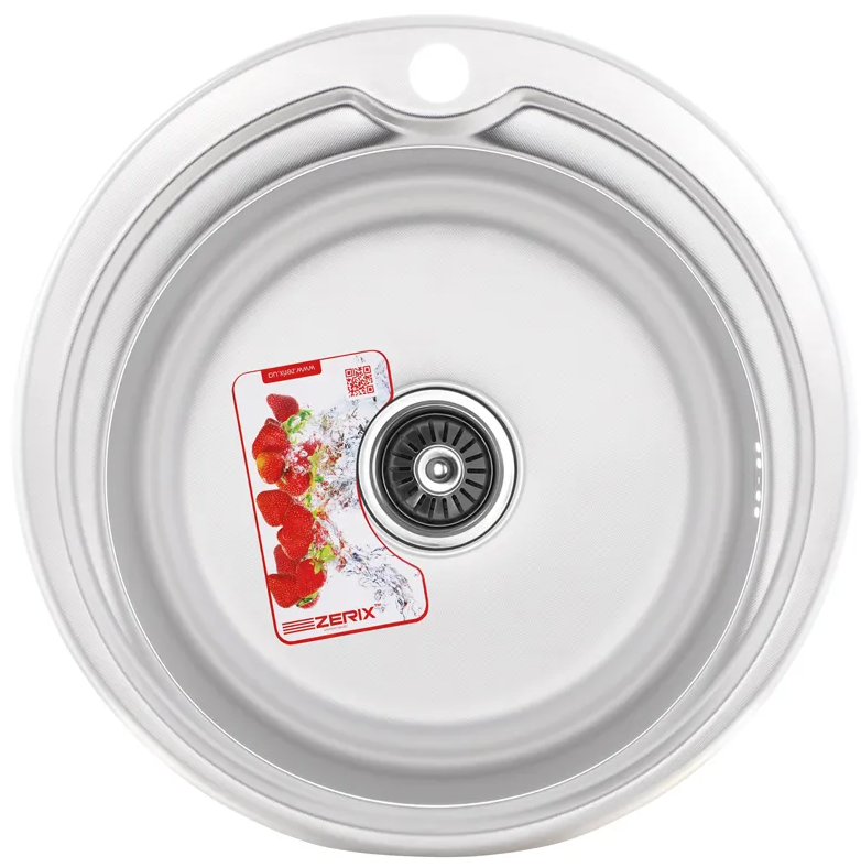 Мойка для кухни Zerix Z510-06-180MD micro Decor (ZS0560)