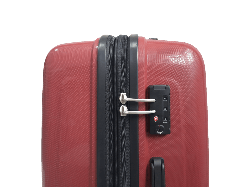 Валіза дорожня Airtex 241 гігант XL поліпропілен 108 л 75x52x32 см Червоний - фото 4