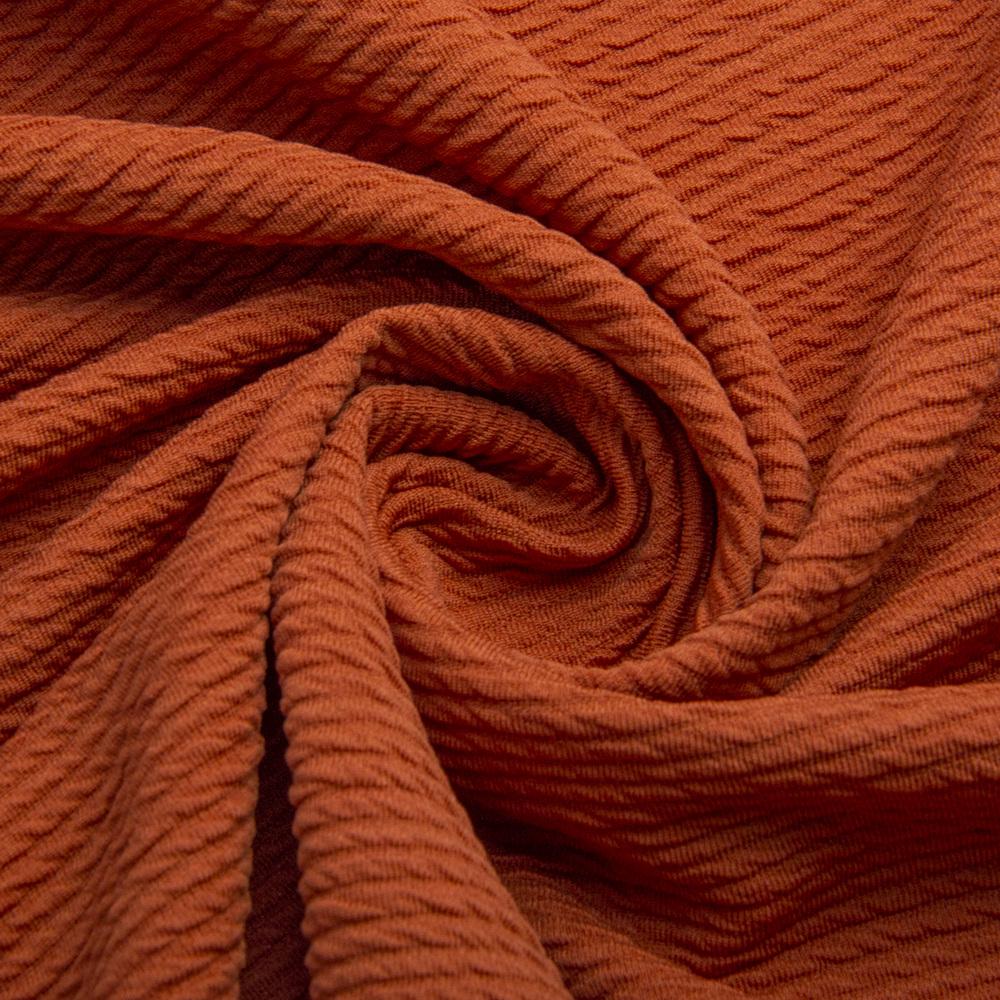 Ткань трикотаж жаккард Арнела Инжир (23374)