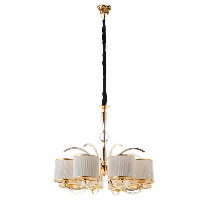 Люстра подвесная с абажурами Light House ES-15840/8 Золотой (9535)