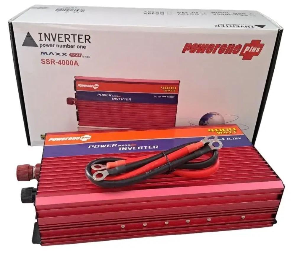 Автомобільний інвертор Power One Plus MAXX SSR-4000A з LCD-екраном 12/220V 4000 Вт (2104618797) - фото 3 Автомобільний інвертор Power One Plus MAXX SSR-4000A з LCD-екраном 12/220V 4000 Вт (2104618797) - фото 3