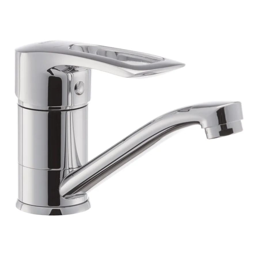 Смеситель для умывальника Haiba Hansberg 555 Chrome (HB0215)